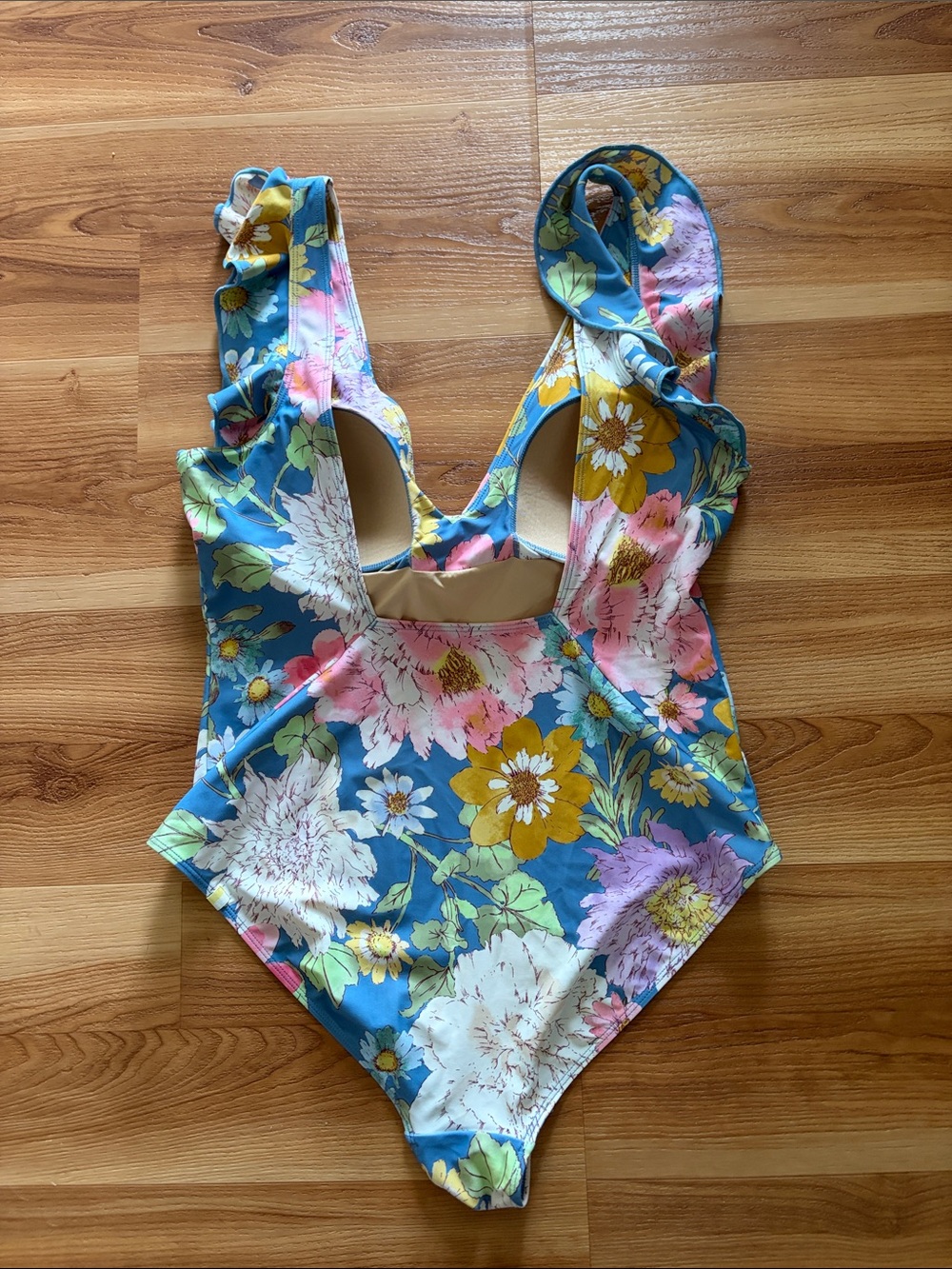 Summersalt The Ruffle Backflip One Piece Swimsuit Country Club Floral - Picture 8 of 10